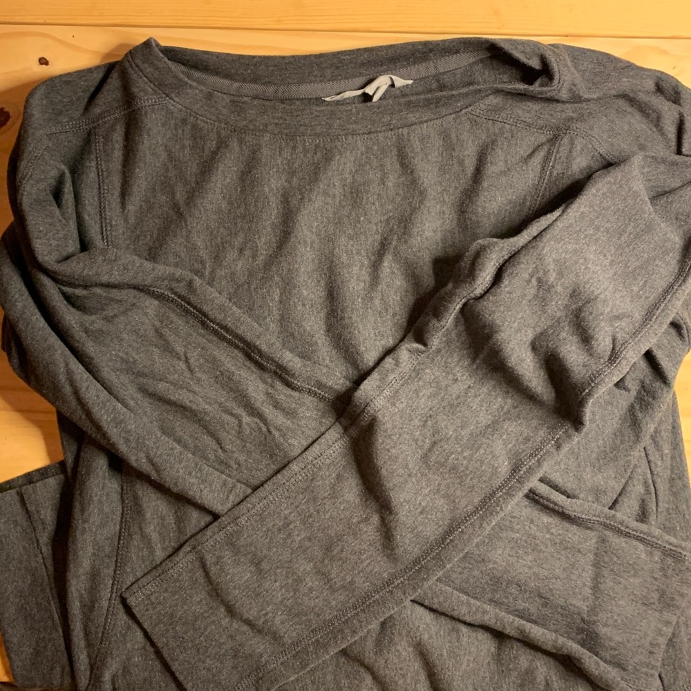 Athleta | Grey Long Sleeve Dress Small